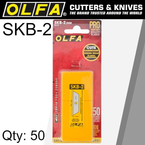 Olfa 50/Pk Blades SKB-2 for SK-4 SK-9 UTC1 Cutters (BLA SKB-2-50B)