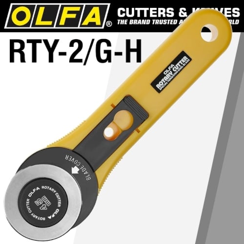 Olfa Cutter RTY-2/G Rotary W/Endurance Blade (CTR RTY2G-H REG)