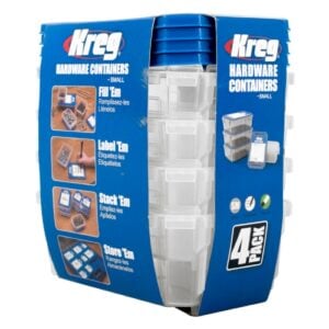 Kreg Small Hardware Container 4-Pack 76.2X114.30X50 mm (KSS-S)