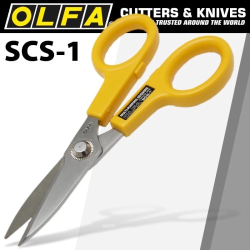 Olfa Scissors W/Serrated SS Blades (SCS-1)
