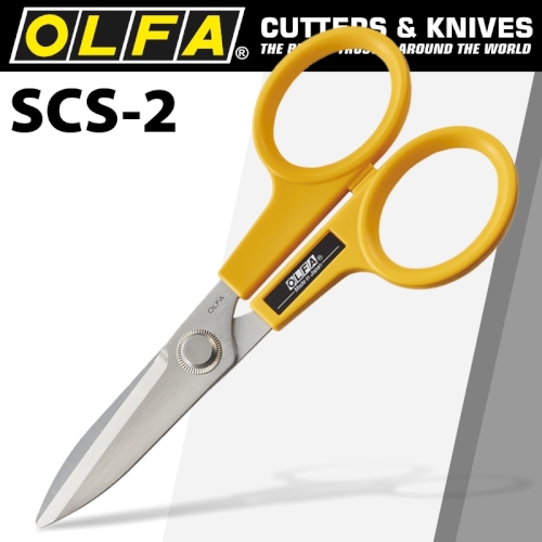 Olfa Scissors W/Serrated SS Blades (SCS-2)