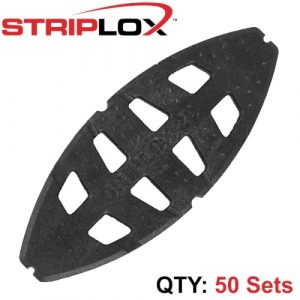 Striplox  Griplox No 20 Biscuit Black Bulk Bag (50 Sets) (STRIP220060100)