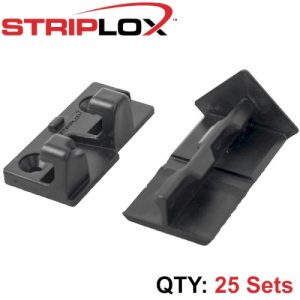 Striplox  90D 51 (2") Black Bulk Bag (25 Sets) (STRIP223051117)