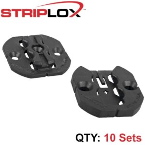 Striplox  Clip 50 Bulk Bag Black (10 Sets) (STRIP224050103)