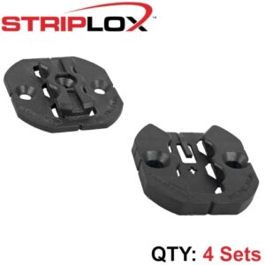 Striplox  Clip 50 Black (4 Sets) (STRIP240050103)
