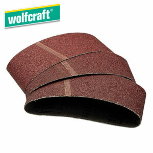 Wolfcraft 3/Pk Sanding Belts 75X510MM 40 Grit (1908000)