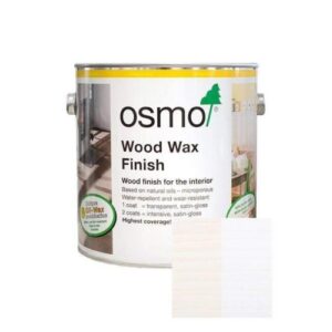 OSMO Wood Wax Finish White Matt 375ml (3186) | 10100394