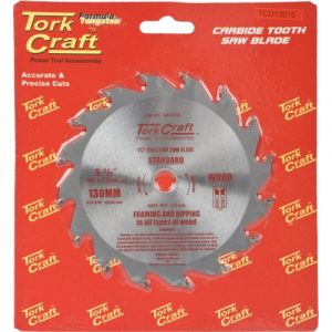 TorkCraft 130mm/16.13mm/16T TCD Circular Saw Blade