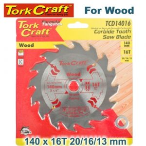TorkCraft 140mm/20.16.13mm/16T TCD Circular Saw Blade