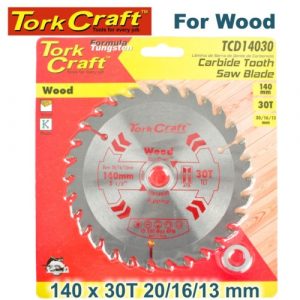 TorkCraft 140mm/20.16.13mm/30T TCD Circular Saw Blade