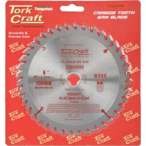 TorkCraft 150mm/20.16mm/40T TCD Circular Saw Blade