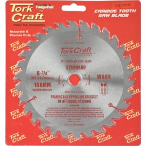 TorkCraft 160mm/20.16mm/30T TCD Circular Saw Blade