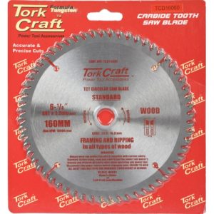 TorkCraft 160mm/20.16mm/60T TCD Circular Saw Blade