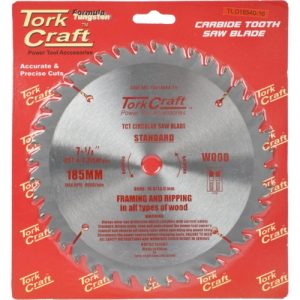 TorkCraft 185mm/16mm/40T TCD Circular Saw Blade