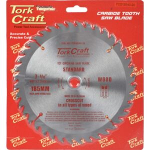 TorkCraft 185mm/20.16mm/40T TCD Circular Saw Blade