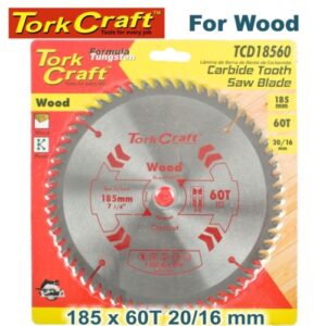 TorkCraft 185mm/20.16mm/60T TCD Circular Saw Blade
