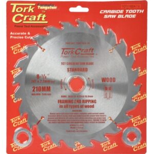 TorkCraft 210mm/30.1.20.16mm/24T TCD Circular Saw Blade