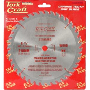 TorkCraft 210mm/16mm/40T TCD Circular Saw Blade