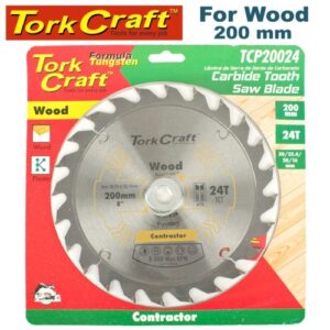 TorkCraft 200mm/30.1.20.16mm/24T TCP Circular Saw Blade