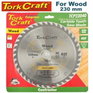 TorkCraft 230mm/30.1.20mm/40T TCP Circular Saw Blade
