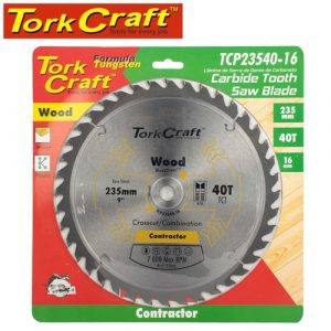 TorkCraft 235mm/16mm/40T TCP Circular Saw Blade