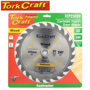 TorkCraft 250mm/30.20.16mm/24T TCP Circular Saw Blade