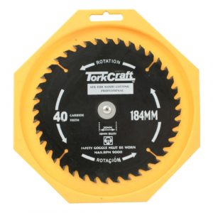 TorkCraft 185mm/20.16mm/40T TCTK Circular Saw Blade