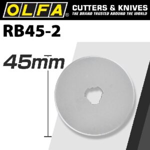 Olfa Blades Rotary RB45-10 2/Pk 45mm