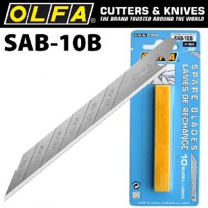 Olfa Blades For SAC1 10/PK Blister 9mm