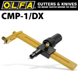 Olfa Compass Cutter With Ratchet & 10 Spare Blades