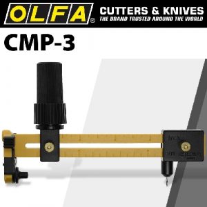 Olfa Compass Cutter With 18mm Rotary Blade (CTR CMP3)