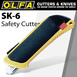Olfa Safety Knife Auto Retract + 3 Extra Blades