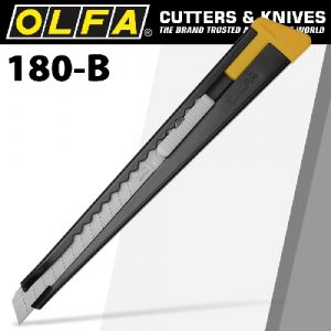 Olfa Model 180 Black Steel Snap Off Knife Cutter
