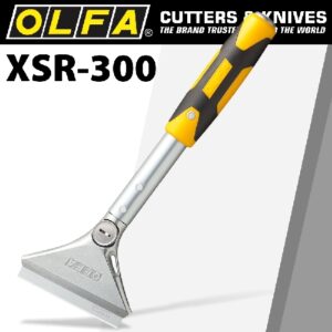 Olfa Heavy Duty Scraper 300mm With 0.8mm Blade And Safety Cover