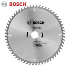 Bosch - C/Saw Blade Eco For Wood Ø254MM X K3MM X B30MM X 60T | 2608644407