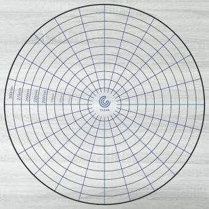 5mm Cast Acrylic Router Templates 11Pc Nested Circles Set 300x300mm | CJT055