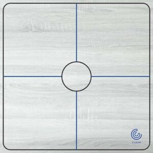 5mm Cast Acrylic Router Templates Diy Router Base 300x300mm | CJT056