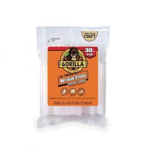 Gorilla Hot Glue Sticks 4 inch FULL SIZE 30CT | GHGF30