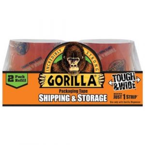 Gorilla Packaging Tape Refill (720mm X 54.9m) 2PC CL | GTP2