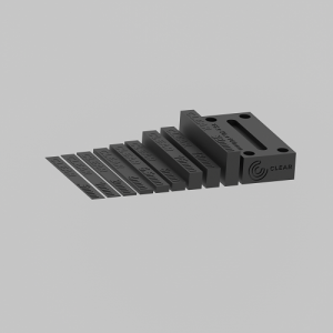Clear Jigs & Templates Precision Woodworking Setup Bars 80x80mm | CJT070