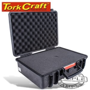 Tork Craft - Water & Dust Proof Hard Case 460x355x175mm OD With Black Foam (433015) | PLC1580