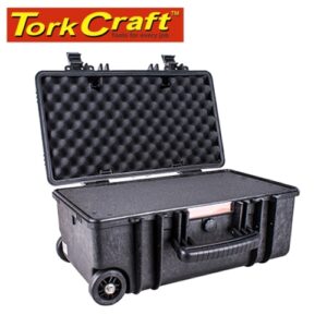 Tork Craft - Water & Dust Proof Hard Case 570x360x265mm OD With Black Foam (512722) | PLC1600