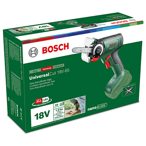 Bosch UniversalCut 18V 65 Cordless NanoBlade Saw Bare Tool