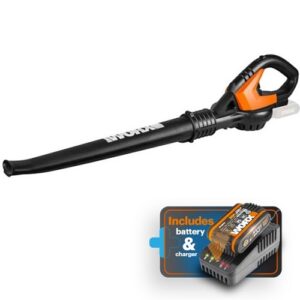 Worx 20V Cordless Air Leaf Blower + Battery & Charger | WG549E.9-BCSK