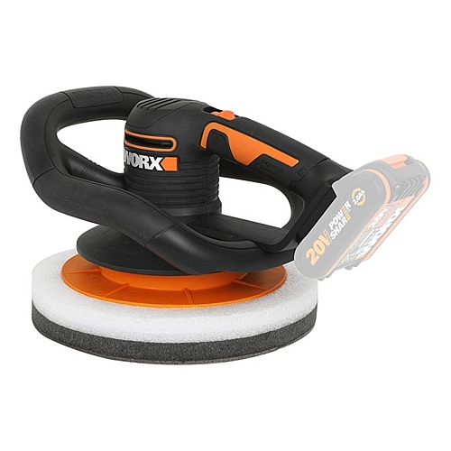 Worx 20V Cordless Orbital Polisher or Buffer 254mm Tool Only