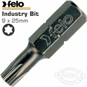 Felo TORX No. 9 x 25mm Insert Bit (Bulk) | FEL02609010