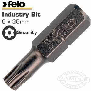 Felo TORX Security No. 9 x 25mm Insert Bit (Bulk) | FEL02709010