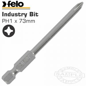 Felo PHILLIPS No. 1 x 73mm PWR Insert Bit (Bulk) | FEL03201710