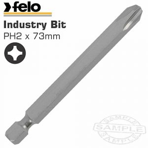 Felo PHILLIPS No. 2 x 73mm PWR Insert Bit (Bulk) | FEL03203710