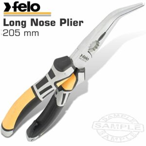 Felo Bent Long Nose Plier 205mm | FEL59222040